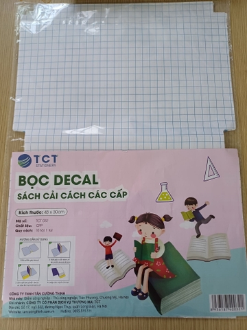 Bọc Đề Can SGK Mới TCT 032