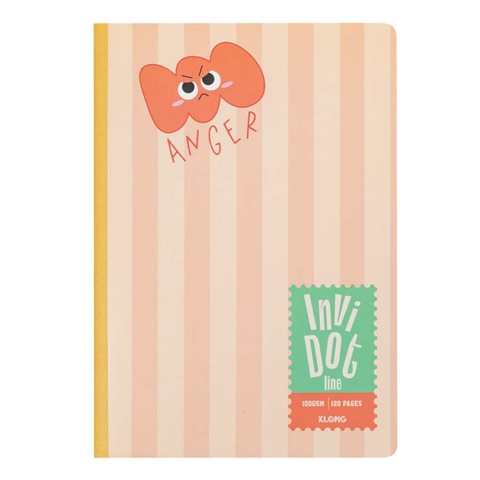 Vở Kẻ Ngang K.Long InviDot Line Emotions B5 TP202 120Tr