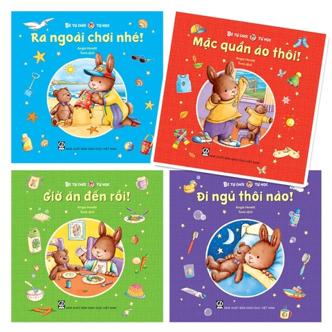 Bộ Sách Bé Tự Chơi, Tự Học (4 Cuốn)