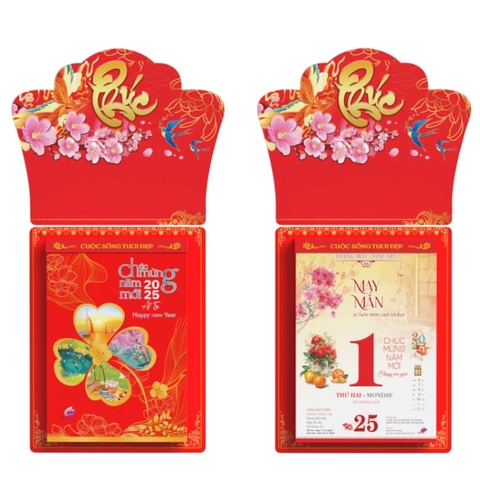 Lịch 2025 Bloc Cực Đại - Cuộc Sống Tươi Đẹp (Khánh Phúc) (SV06B)