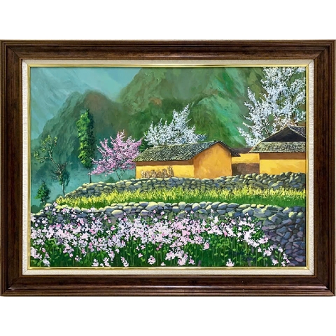 Tranh Sơn Dầu - Nắng Hà Giang - ADC125