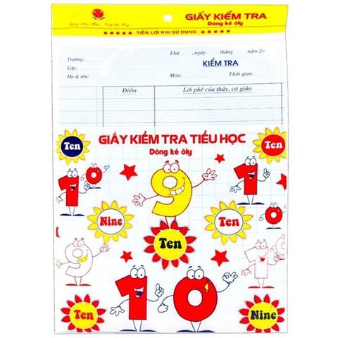 Giấy Kiểm Tra Hải Tiến C1 4 Ô Ly 1411