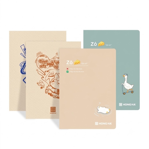 Vở Kẻ Ngang Gáy Ghim Hồng Hà Study Trendy 1472 72tr