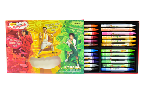 Bút Sáp Màu Colokit 24 Màu CR-C09