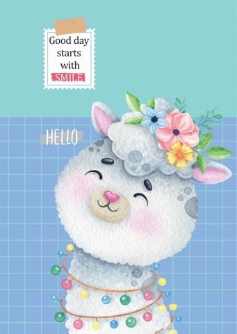 Vở Kẻ Ngang Blueangel NB4 7033 80 Trang