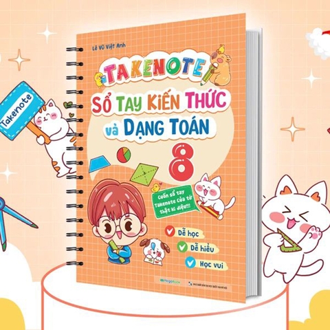 Takenote Sổ Tay Kiến Thức Và Dạng Toán Lớp 8