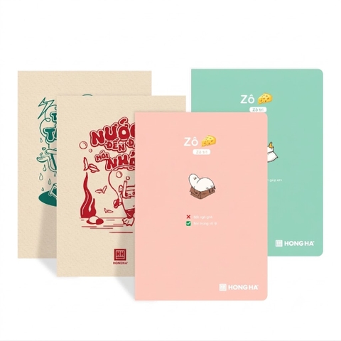 Vở Kẻ Ngang Hồng Hà Gáy Ghim Study Trendy 1473 120tr