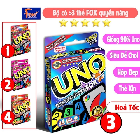 Đồ Chơi Uno Fox Lật
