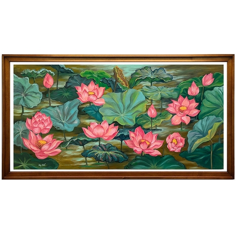 Tranh Sơn Dầu - Đầm Sen - ADC34