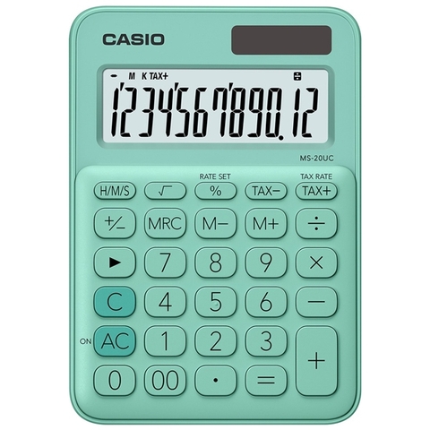 Máy Tính Casio MS-20UC-GN Màu Xanh Lá