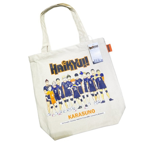 Túi Vải Nhân Vật Haikyu - Karasuno [Hky-Tt01]