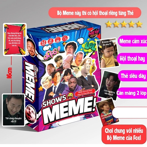 Đồ Chơi Card Game Shows Meme
