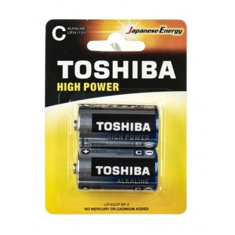 Pin Trung Alkaline Toshiba 1.5V LR14GCP BP-2