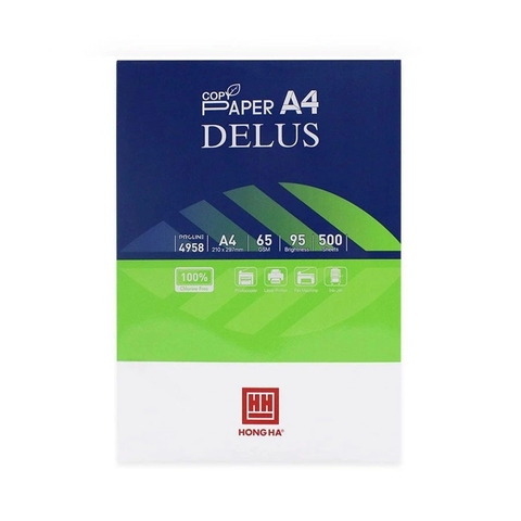 Giấy In Hồng Hà Delux A4 4958