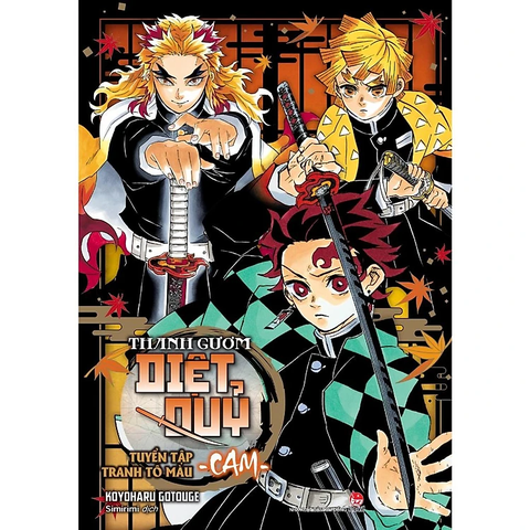 Tuyển Tập Tranh Tô Màu Thanh Gươm Diệt Quỷ - Cam