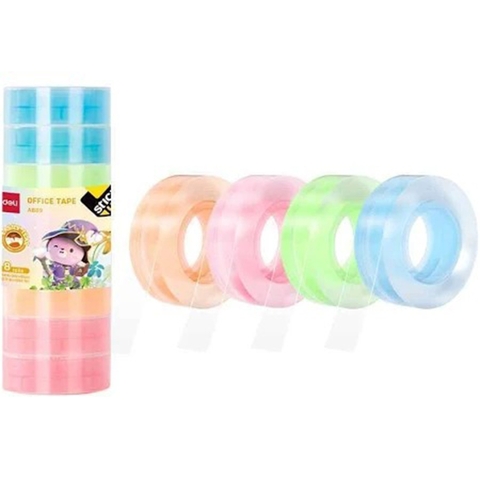 Băng Dính Deli EA689 18mm*30y* 38um (Màu Ngẫu Nhiên)
