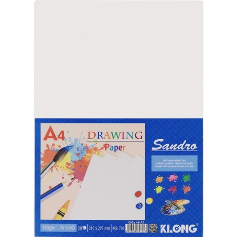Giấy Vẽ K.Long A4 703