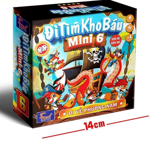 Đồ Chơi Foxi Cờ Xúc Xắc - Đi Tìm Kho Báu Mini 6