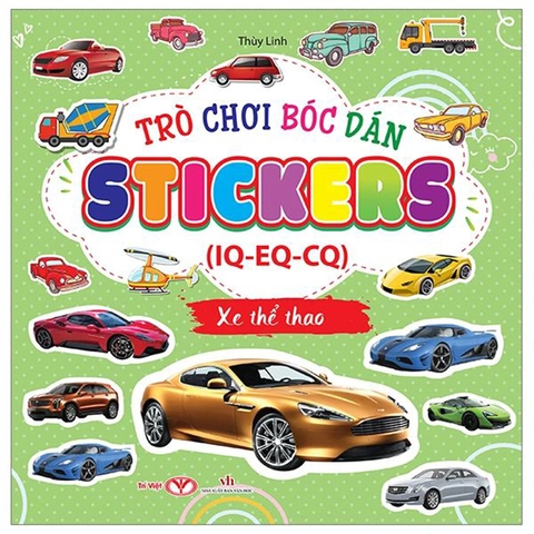 Trò Chơi Bóc Dán Sticker IQ-EQ-CQ - Xe Thể Thao