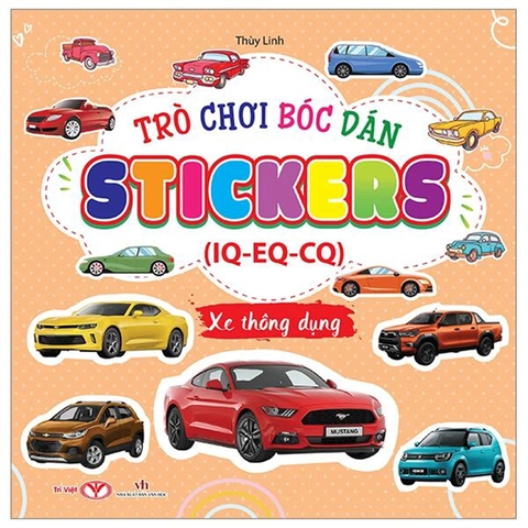 Trò Chơi Bóc Dán Sticker IQ-EQ-CQ - Xe Thông Dụng