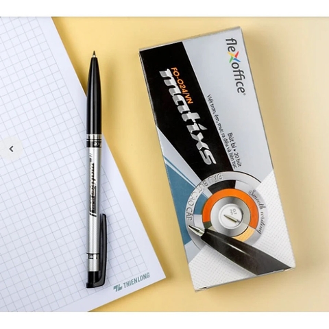 Hộp 20 Bút Bi Thiên Long FO-024/Vn Màu Đen