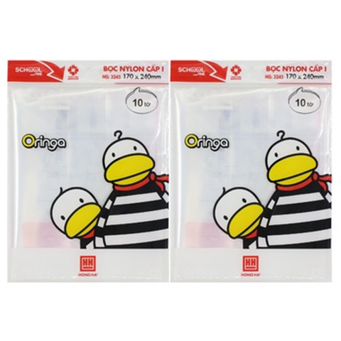 Bọc Vở Cấp 1 Hồng Hà 3245 10tờ/tập