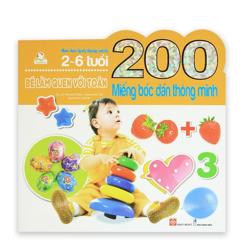 200 Miếng Bóc Dán Thông Minh - Bé Làm Quen Với Toán
