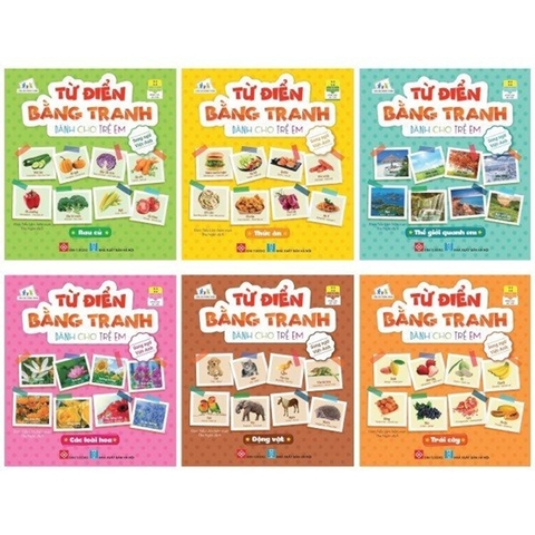 Combo 1 (6 Tập) Từ Điển Bằng Tranh Dành Cho Trẻ Em