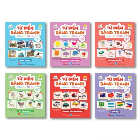 Combo 2 (6 Tập) Từ Điển Bằng Tranh Dành Cho Trẻ Em