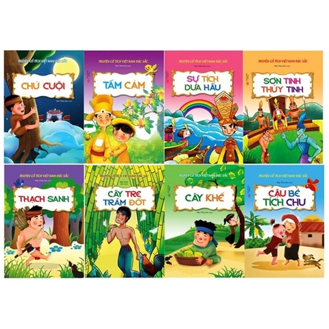 Combo 8 Cuốn Truyện Cổ Tích Việt Nam Đặc Sắc