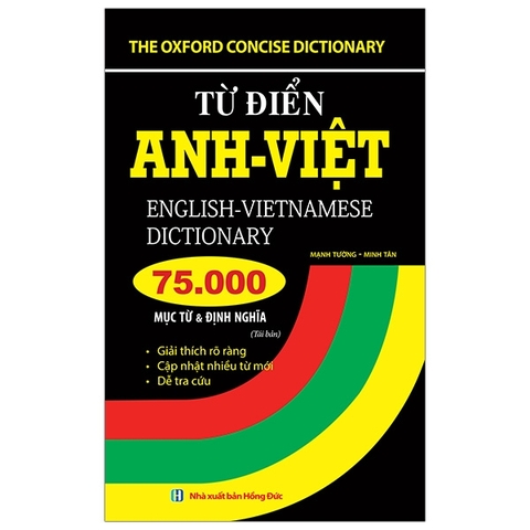 Từ Điển Anh Việt 75.000 Mục Từ Và Định Nghĩa