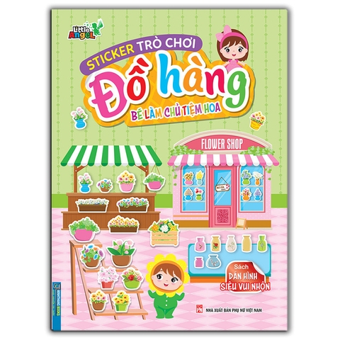 Sticker Trò Chơi Đồ Hàng - Bé Làm Chủ Tiệm Hoa