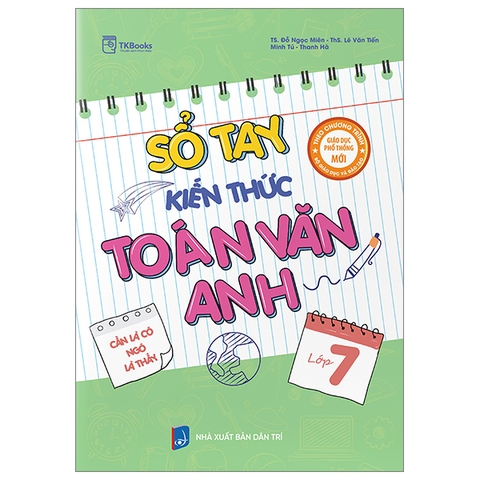 Sổ Tay Kiến Thức Toán - Văn - Anh Lớp 7