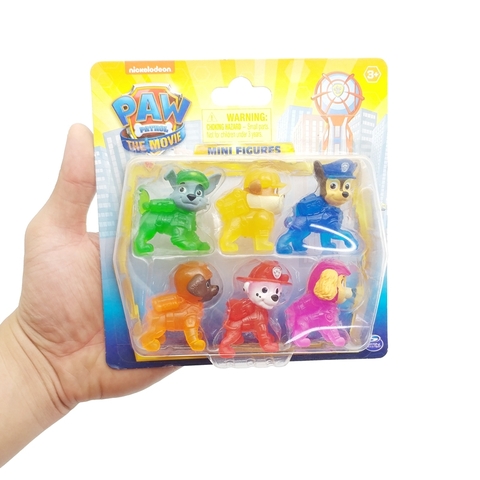 Đồ Chơi Bô 6 Chó Cứu Hộ Mini Paw Patrol The Movie 6060547