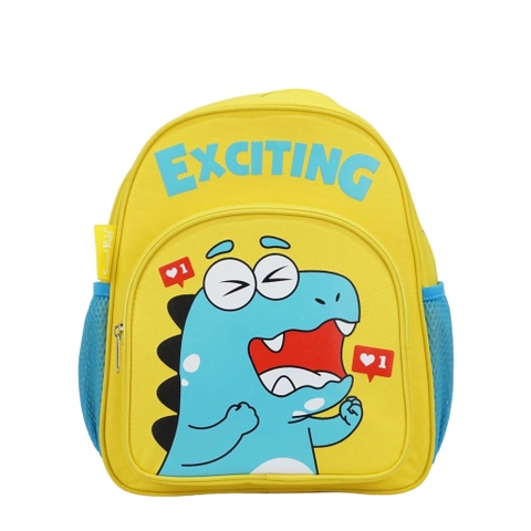 Ba Lô Mẫu Giáo Smartkids Dino Feelings Exciting B022 Màu Vàng
