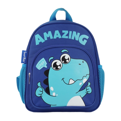 Ba Lô Mẫu Giáo Smart Kids Dino Feelings-Amazing B-024 Màu Xanh Dương