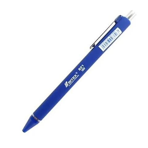 Combo 1 Bút Bi Mực Xanh + 1 Mực Đen Bitex B-B01 Semi Ink 0.6mm