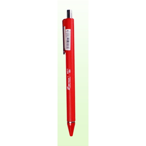 Combo 1 Bút Bi Mực Xanh + 1 Mực Đỏ Bitex B-B01 (0.6mm)