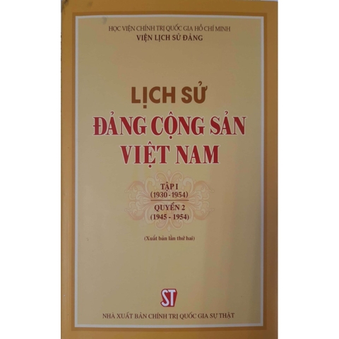 Lịch Sử Đảng Cộng Sản Việt Nam Tập 1 