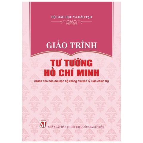 Giáo Trình Tư Tưởng Hồ Chí Minh (Bìa Hồng)