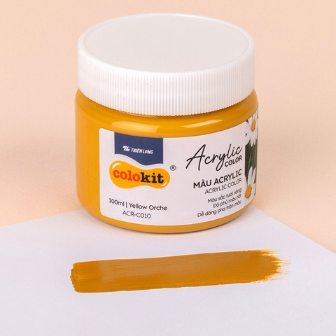 Màu Acrylic Colokit ACR-C010 100ml Vàng Đất