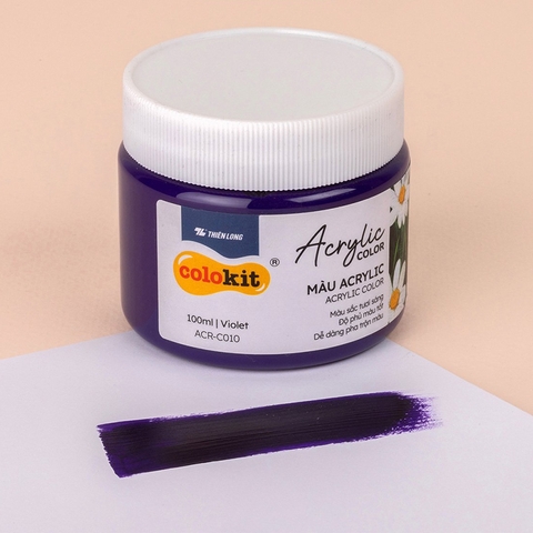 Màu Acrylic Colokit ACR-C010 100ml Tím
