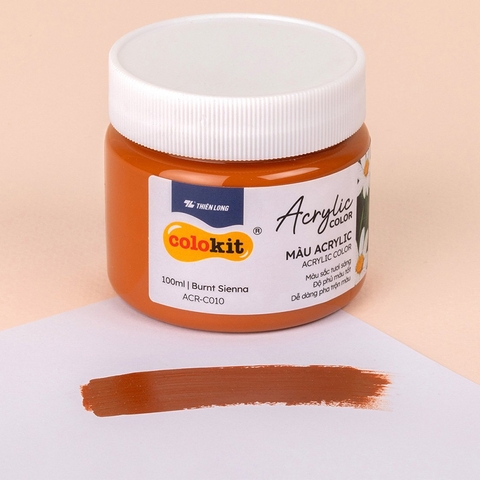 Màu Acrylic Colorkit ACR-C010 100ml Nâu