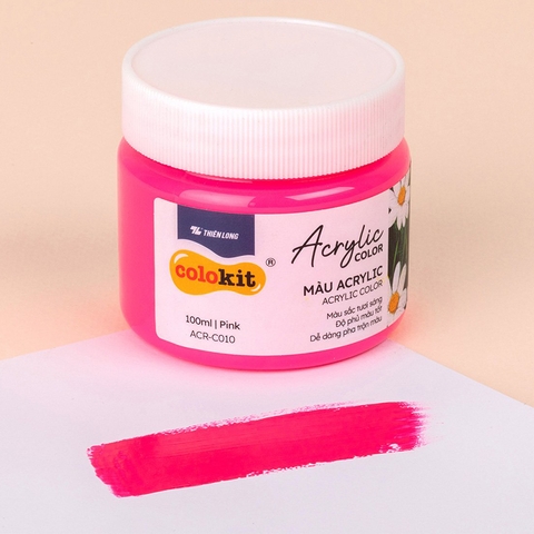 Màu Acrylic Colokit ACR-C010 100ml Hồng