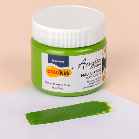 Màu Acrylic Colokit ACR-C010 100ml Xanh Lá Mạ