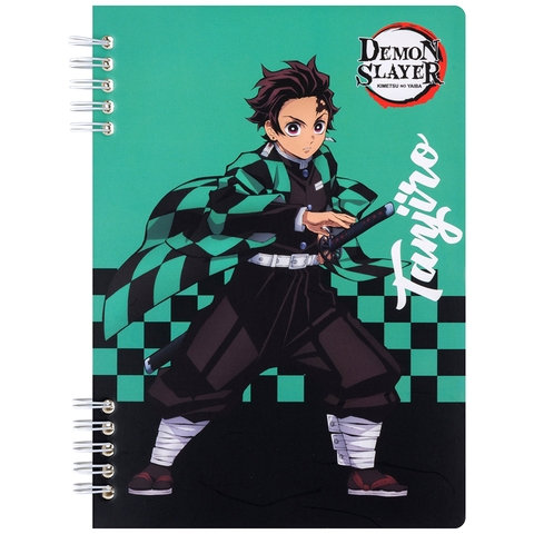 Sổ Lò Xo Ke Ngang Thiên Long A5 MB-023/Ds 120 Trang 100gsm - Nhân Vật Demon Slayer - Tanjiro