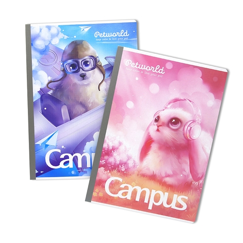 Vở 4 Ô Ly Campus A5 Pet 48 Trang
