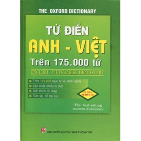 Từ Điển Anh - Việt 175.000 Từ Bỏ Túi