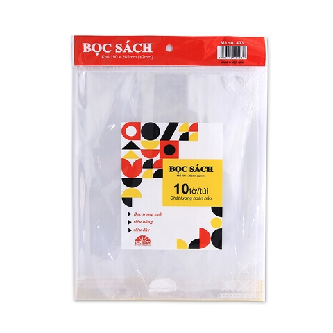 Bọc Sách Giáo Khoa Mới Trường Ngân Khổ TN403