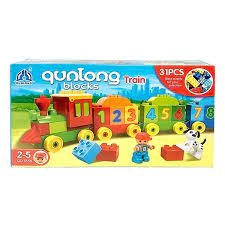 Bộ Ghép Hình Đoàn Tàu - Chữ Số 31 Chi Tiết QL10558